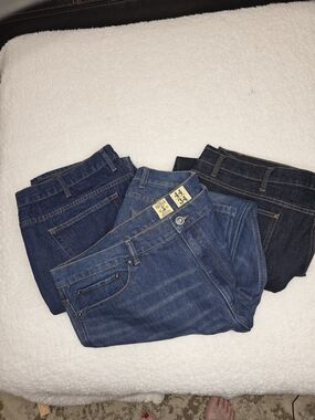 RedHead Lot Of 3 Mens Jeans. Size 44/34. 3 Shades Of Blue.